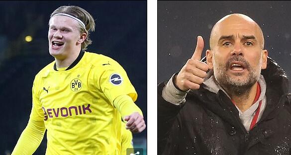 曼联将以1亿英镑的价格击败曼城，前锋签约已成定局，巴塞罗那的挖角行动也变得“认真”起来。